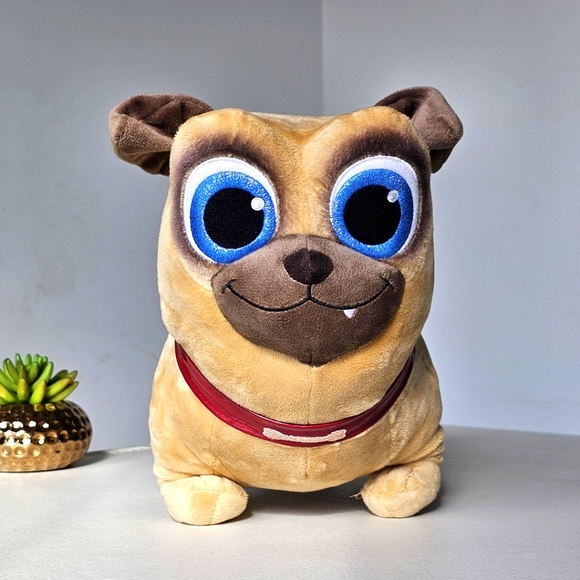 Disney Puppy Dog Pals Rolly Dog 10" Plush Stuffed Animal Toy - Picture 1 of 7